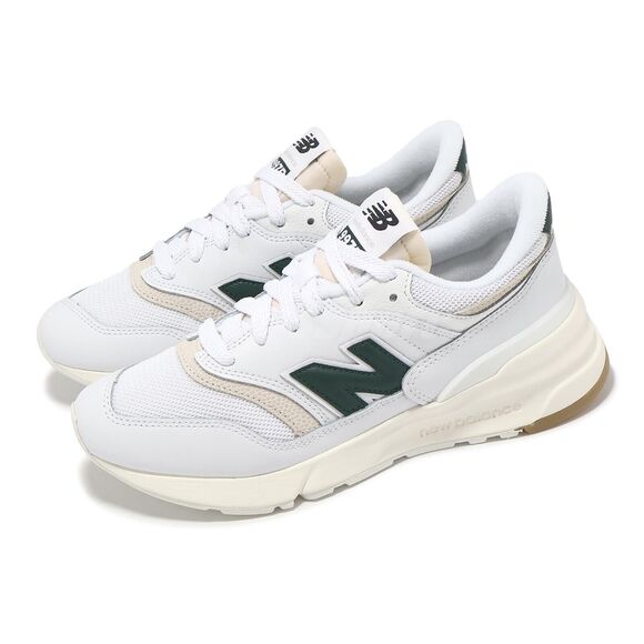 New Balance 997R White Nightwatch Green Men SZ 10 Unisex Women SZ 11.5 U997RGA-D - Picture 8 of 9